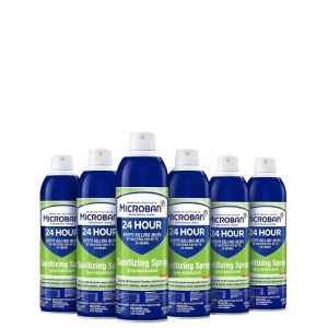 Microban 24 Professional Aerosol Disinfectant, Sanitizing, and Antibacterial Spray