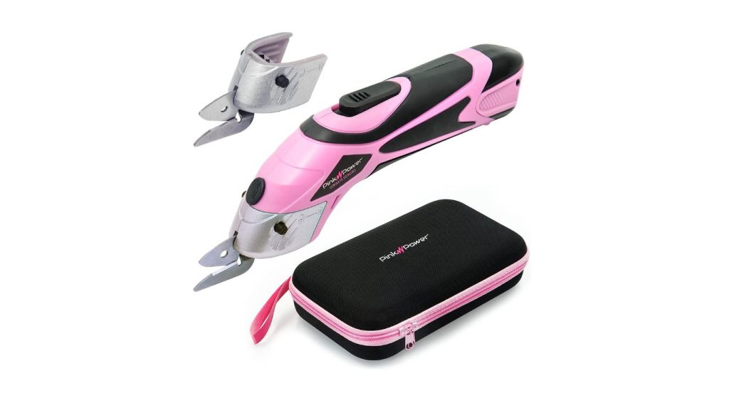 Pink Power Heavy Duty Electric Fabric Scissors