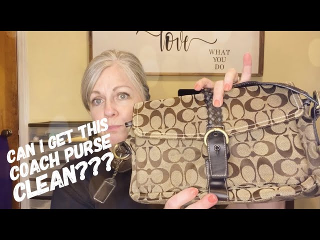 How to Clean a Fabric Coach Purse