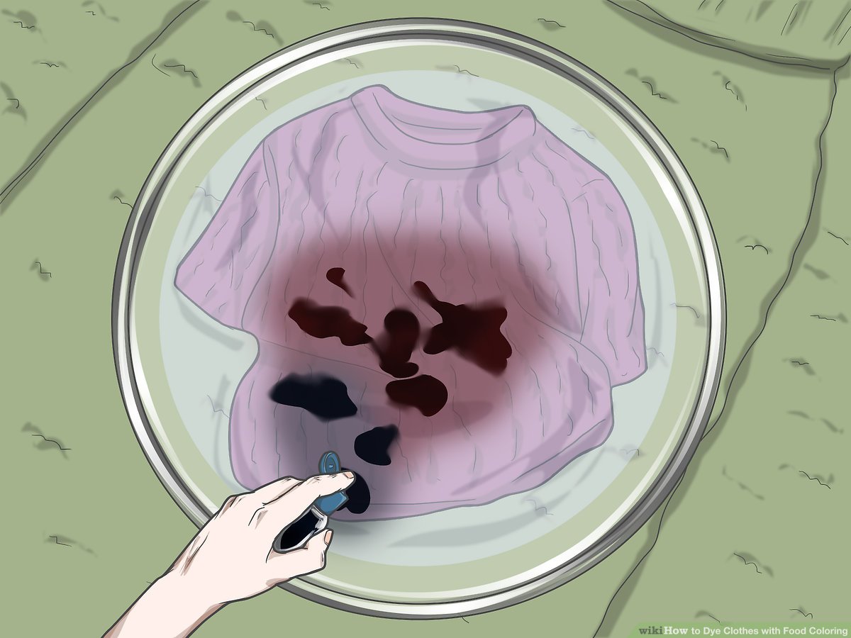 How To Dye Fabric With Food Coloring