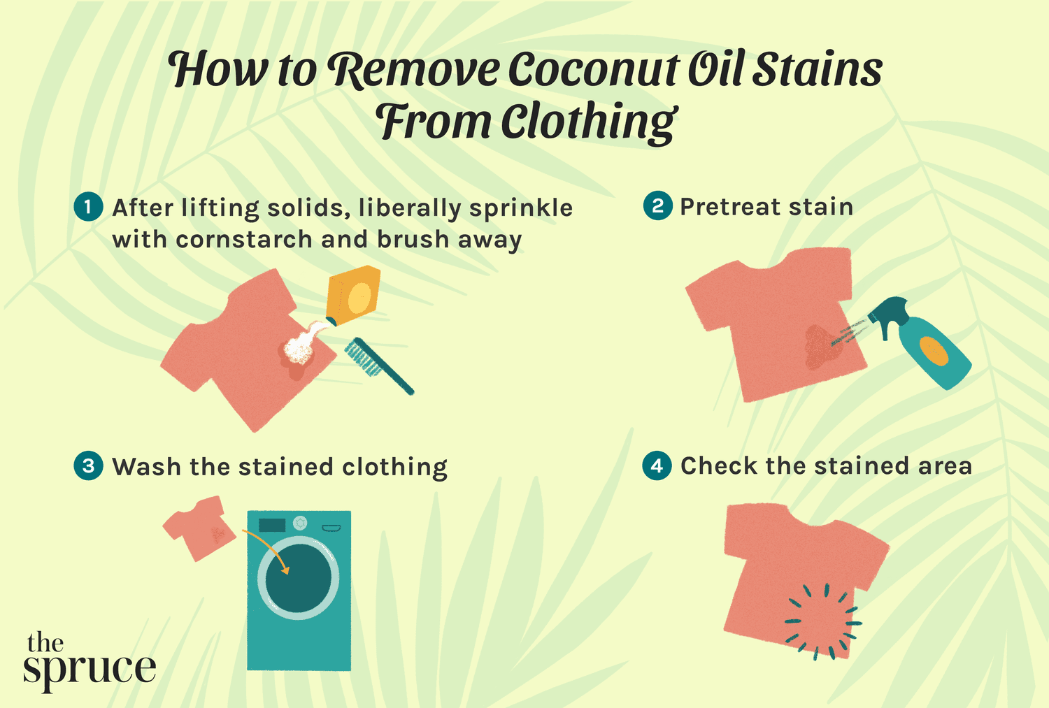 How To Get Coconut Oil Out Of Clothes