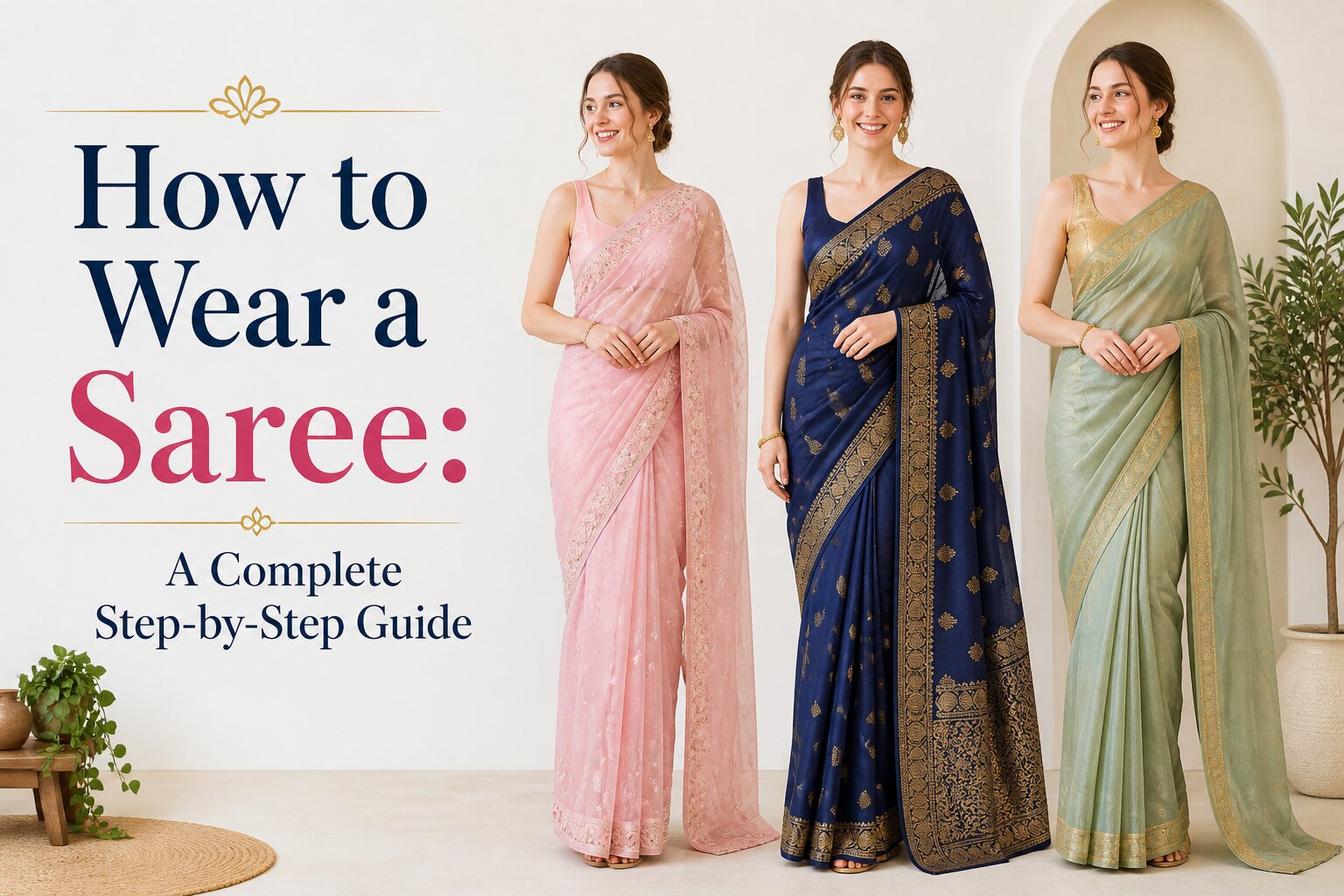 How to Wear a Saree: A Complete Step-by-Step Guide