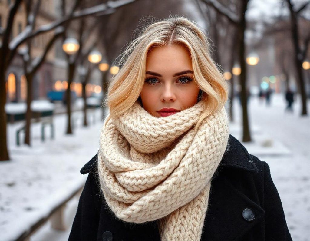 how to wear a scarf