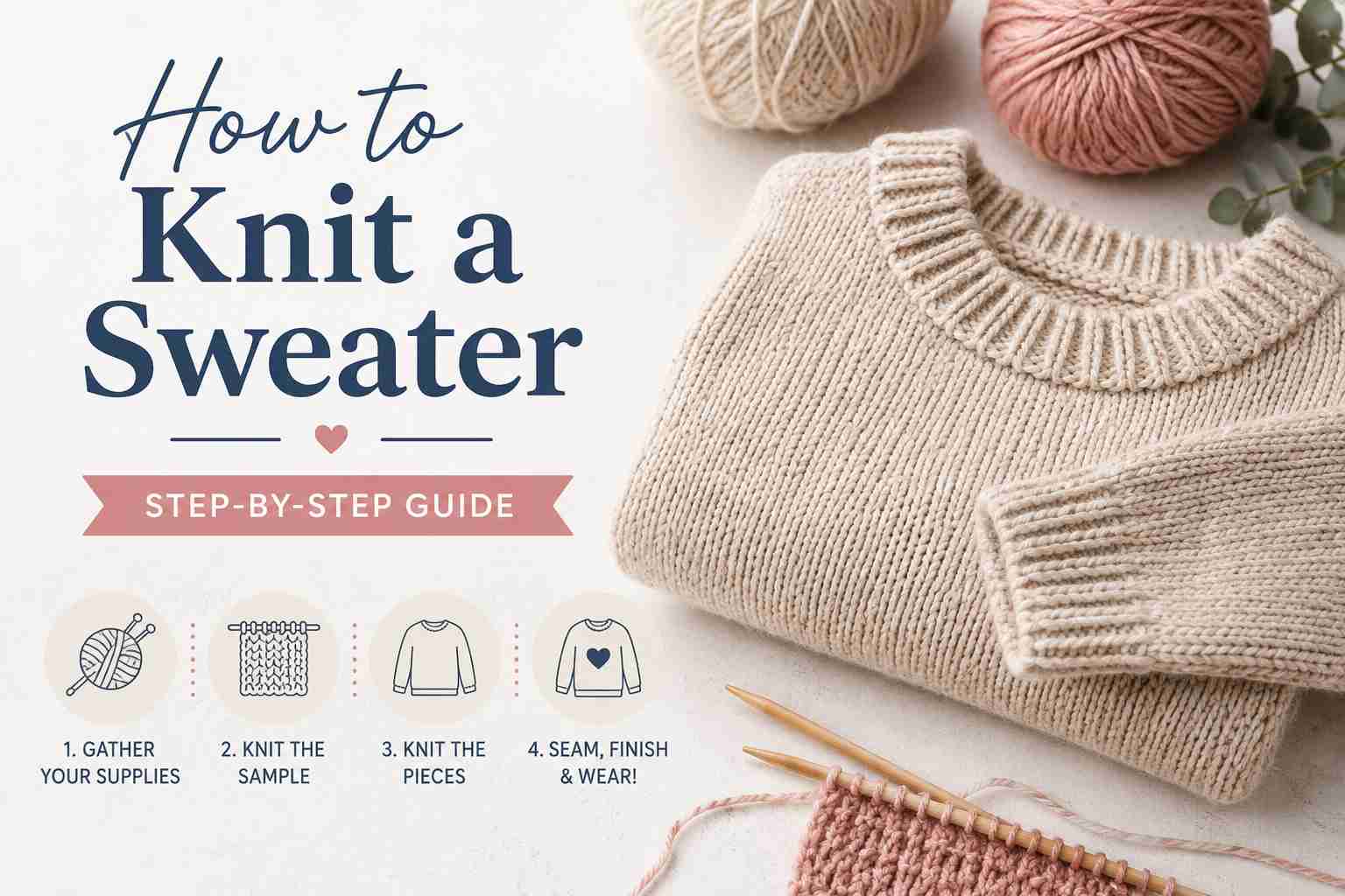 How to Knit a Sweater: Step-by-Step Guide