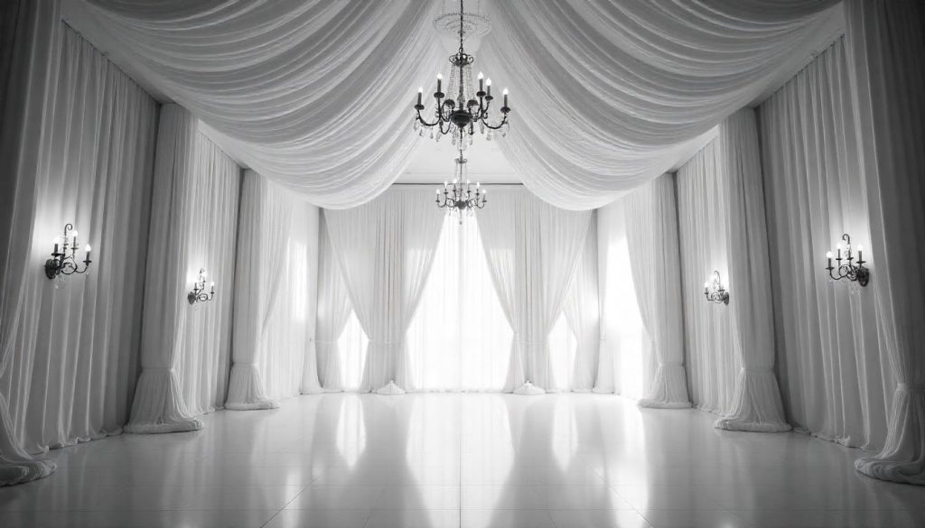 Drape a Ceiling with Fabric