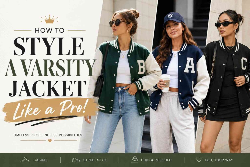 How to Style a Varsity Jacket