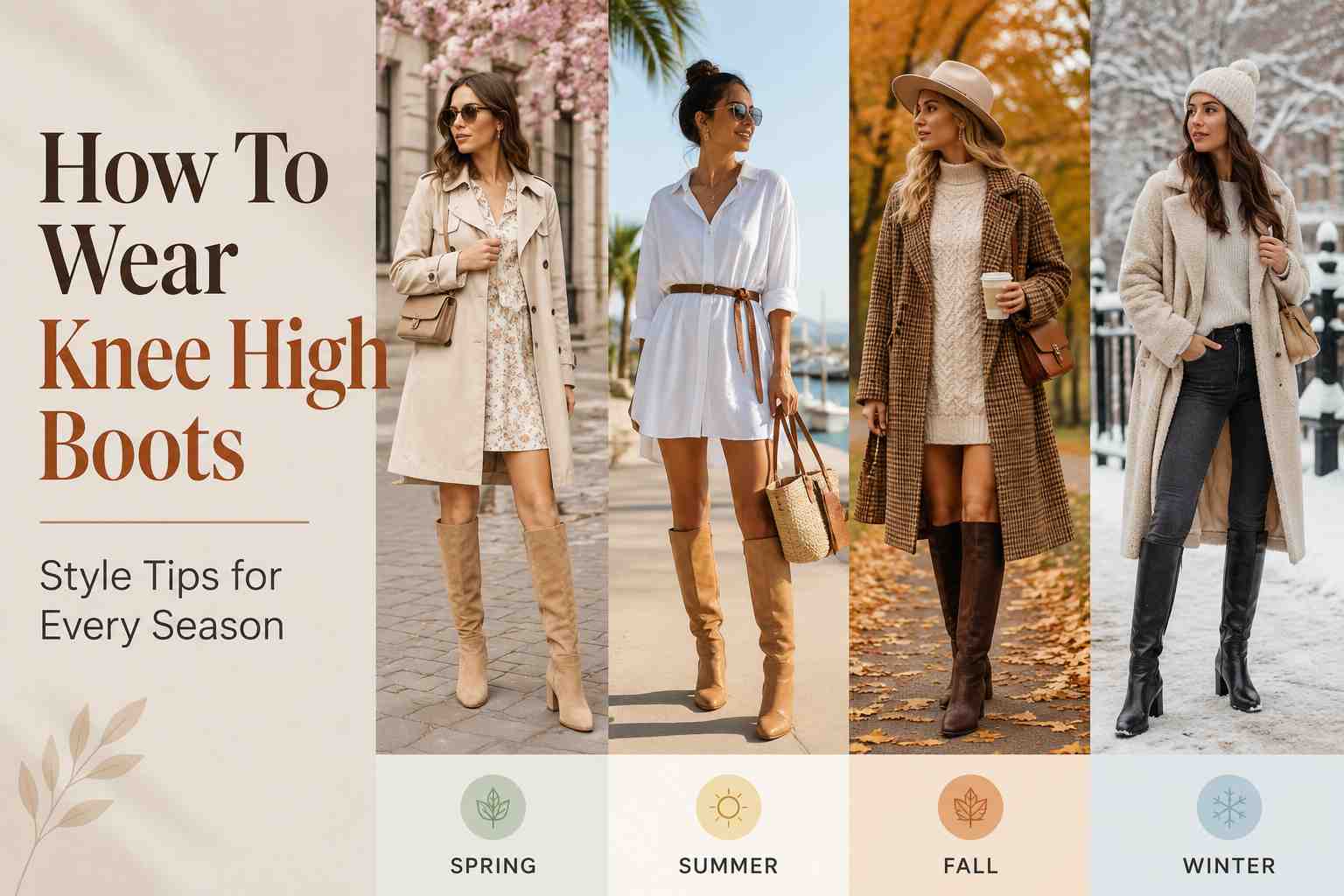 How To Wear Knee High Boots: Style Tips for Every Season