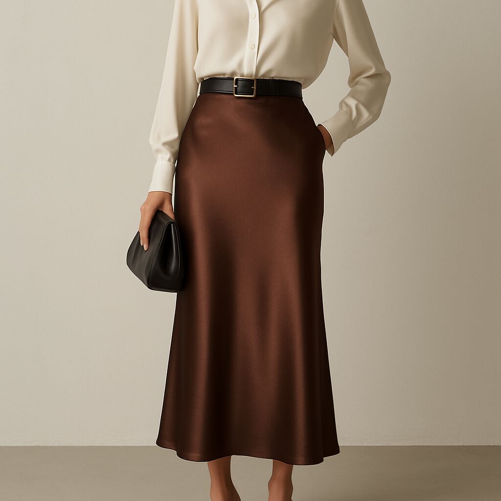 Brown Silk Skirt Outfit Ideas: 50+ Stylish Ways to Wear Them