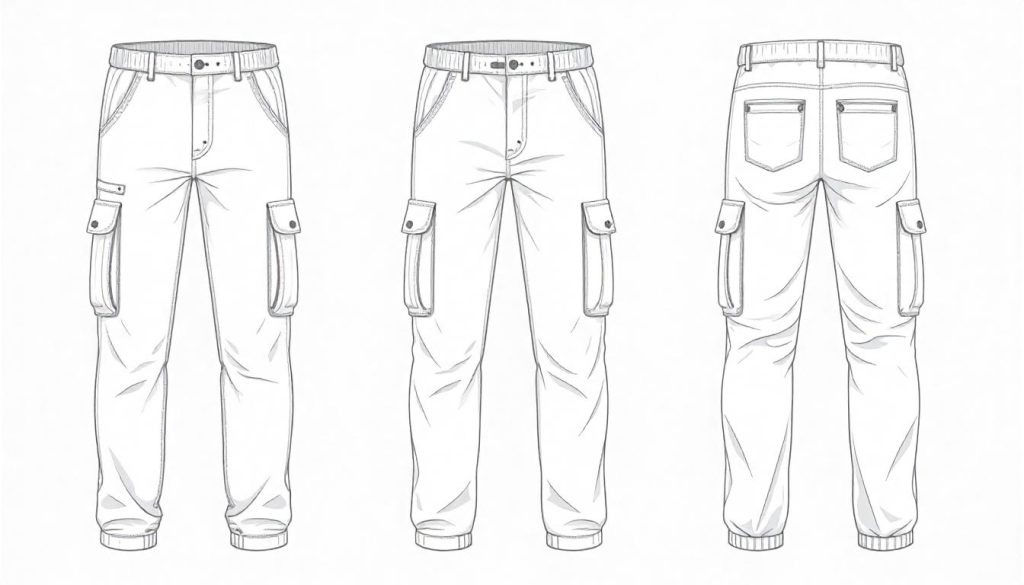 How to Draw Cargo Pants