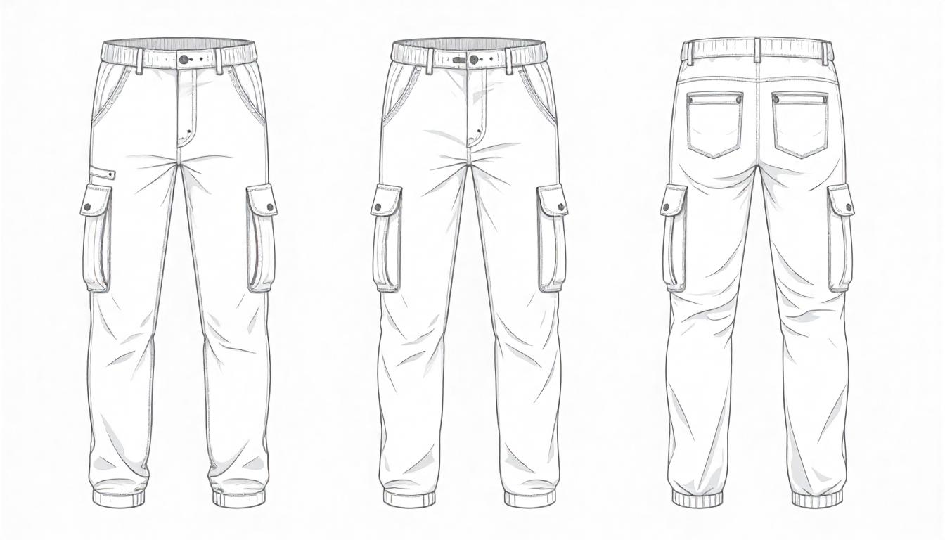 How to Draw Cargo Pants: Step-by-Step Guide for Beginners