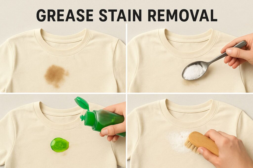 How to Get Grease Stains Out of Clothes