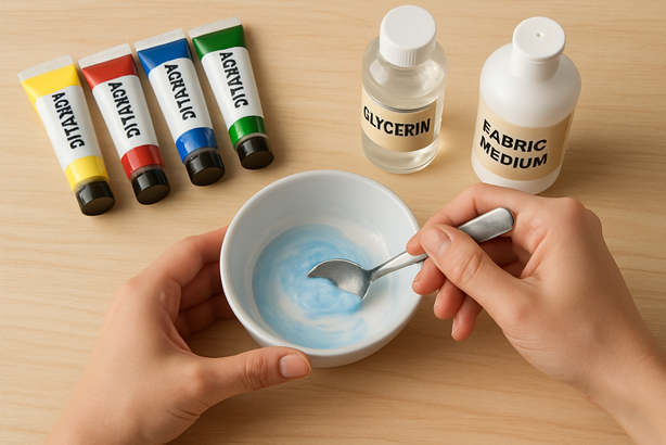 How to Make Fabric Paint