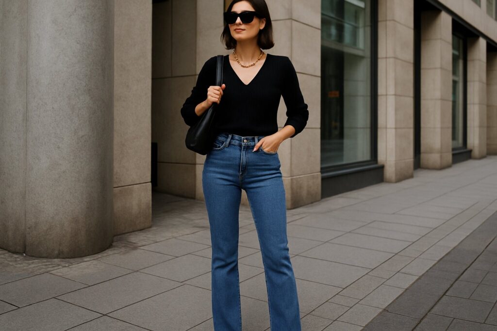 How to Style Bootcut Jeans