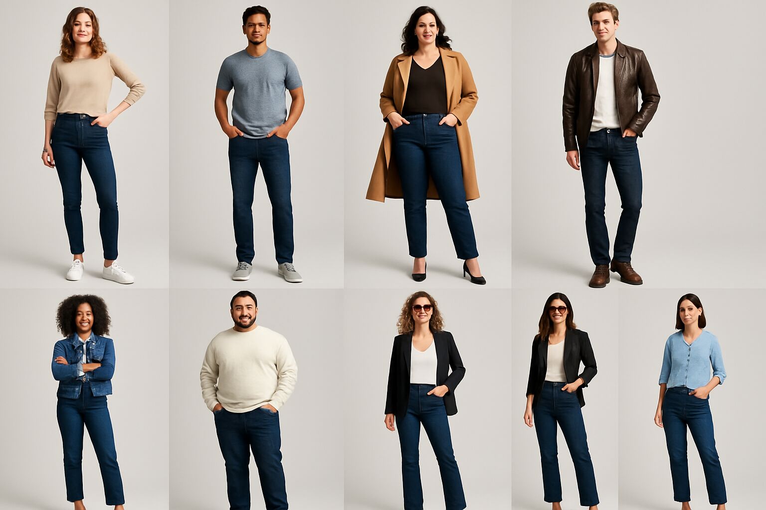 How to Style Dark Blue Jeans: Timeless Outfit Ideas for Every Season