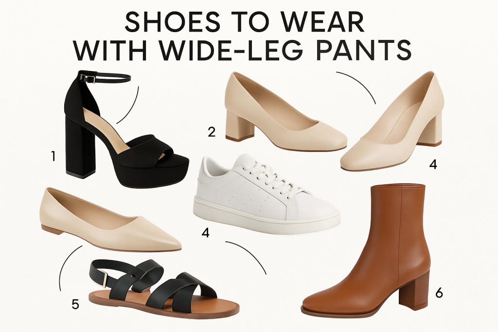 What Shoes to Wear With Wide Leg Pants