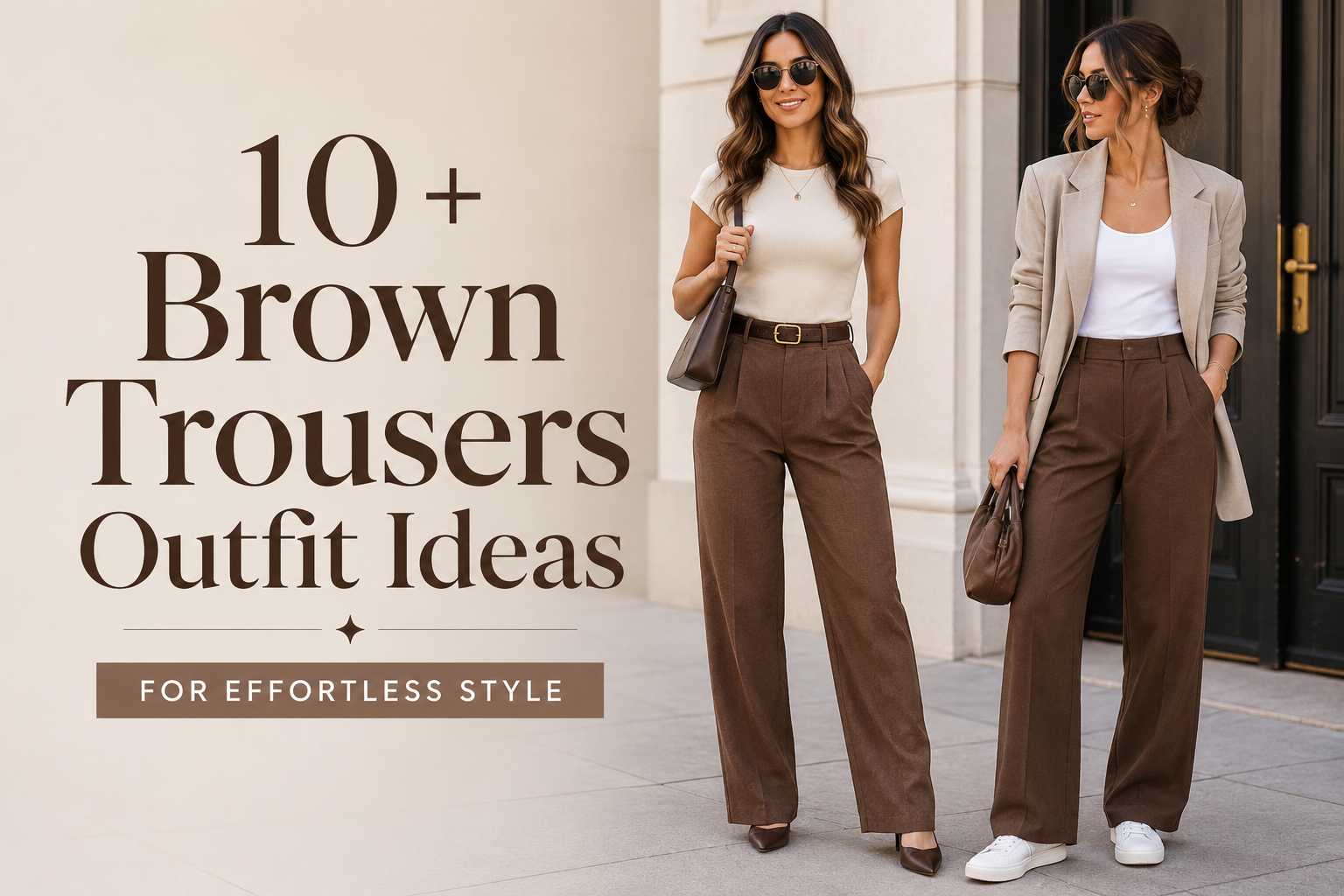 10+ Brown Trousers Outfit Ideas for Effortless Style