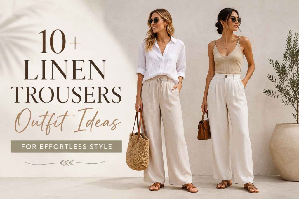 10+ Linen Trousers Outfit Ideas for Effortless Style