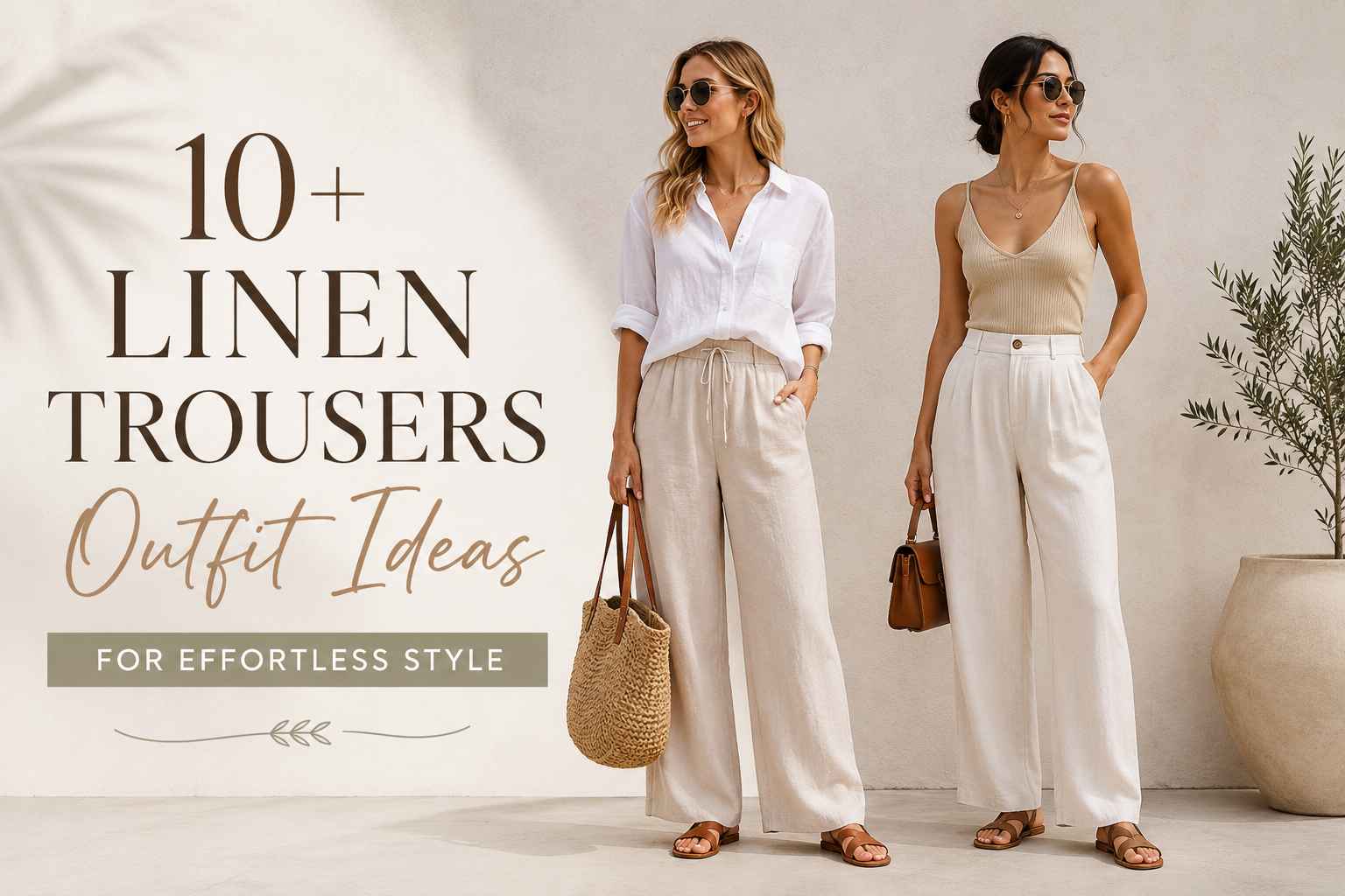 10+ Linen Trousers Outfit Ideas for Effortless Style