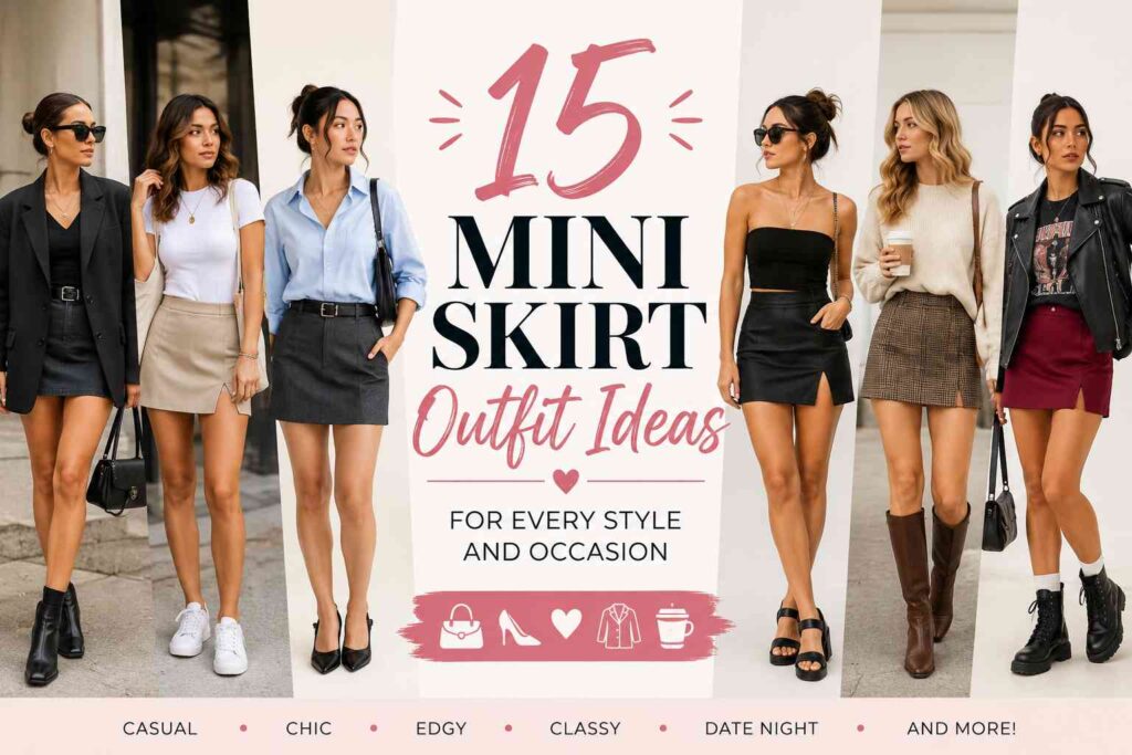 15 Mini Skirt Outfit Ideas
