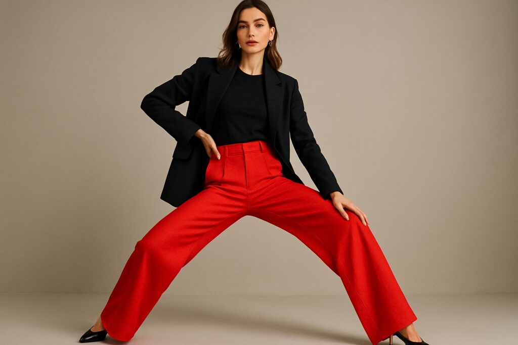 Red Trousers Outfit