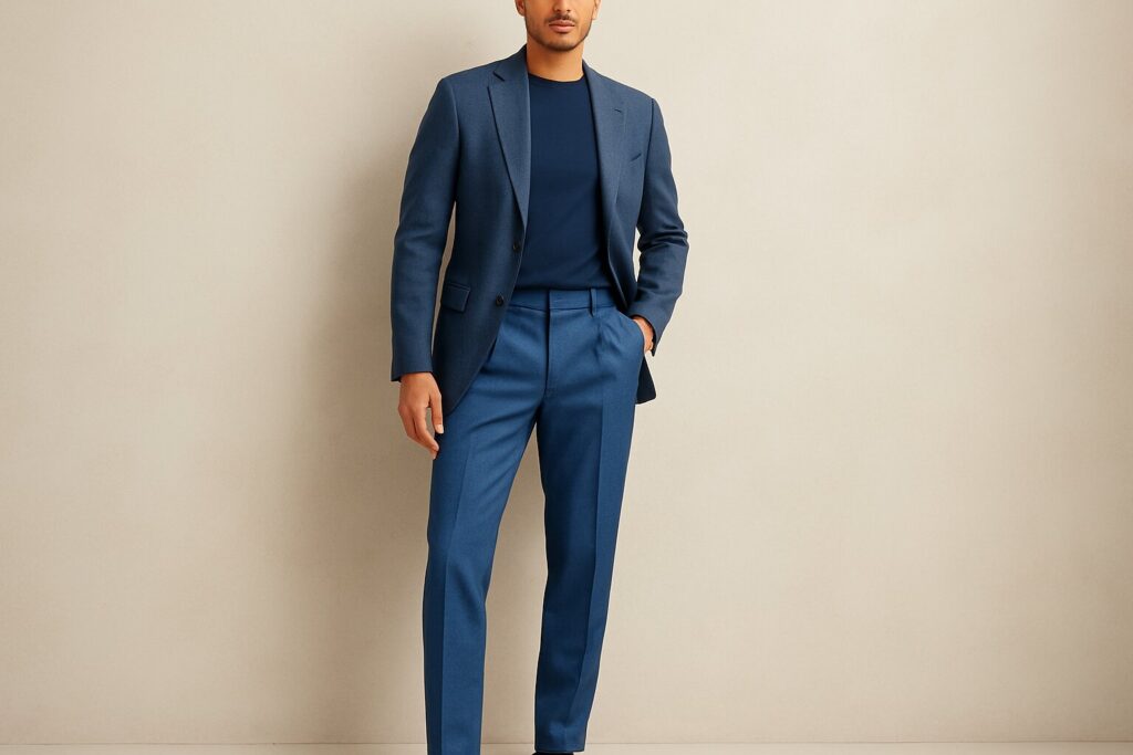 50+ Blue Trousers Outfit Ideas