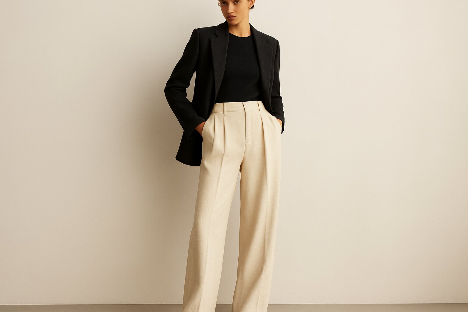50+ Cream Trousers Outfit Ideas for Timeless and Versatile Style