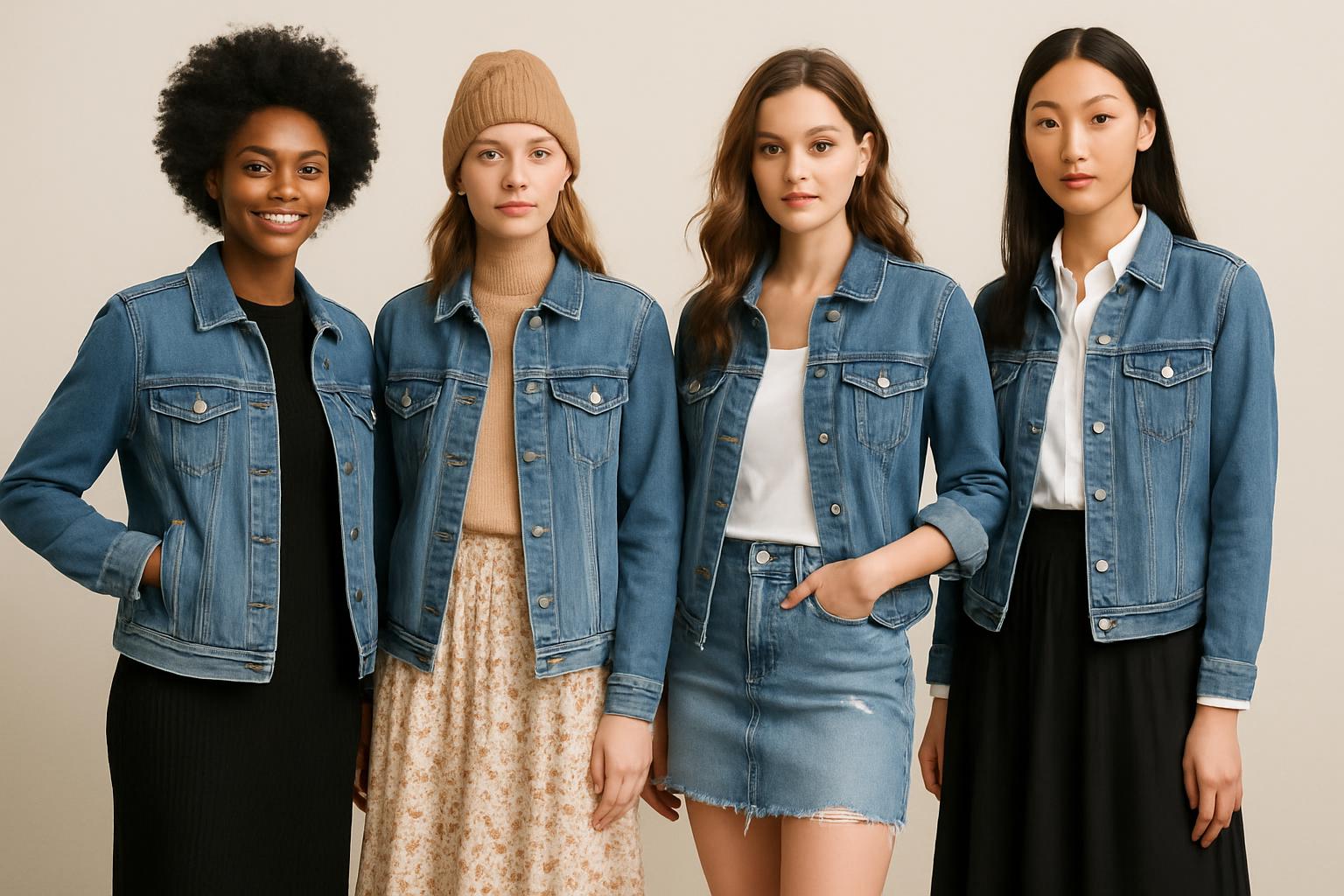 50+ Denim Jacket and Skirt Outfit Ideas for Every Season