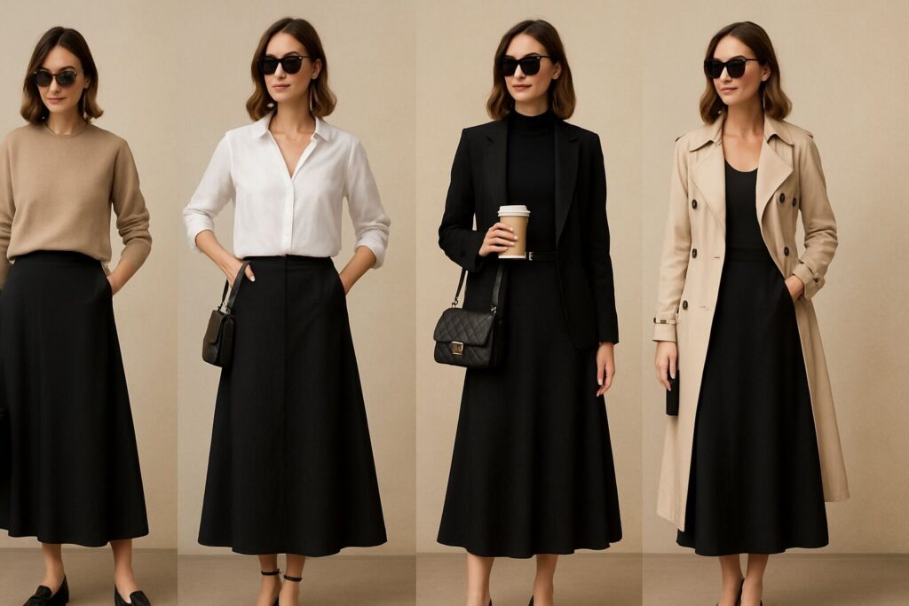 Long Black Skirt Outfit