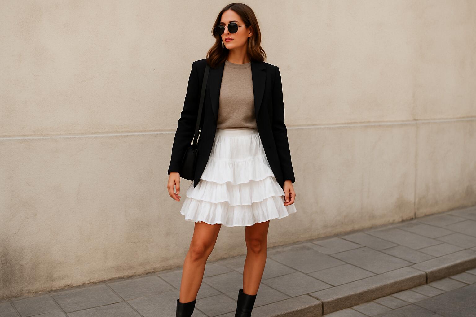 50+ White Frilly Skirt Outfit Ideas for Every Style and Season