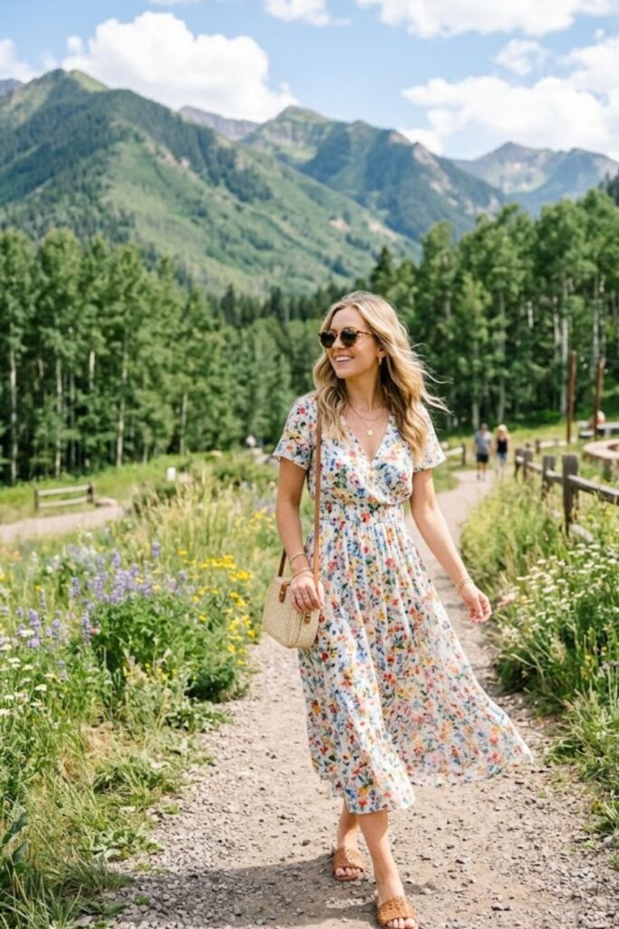 1. Flowy Sundress Summer Breeze Look