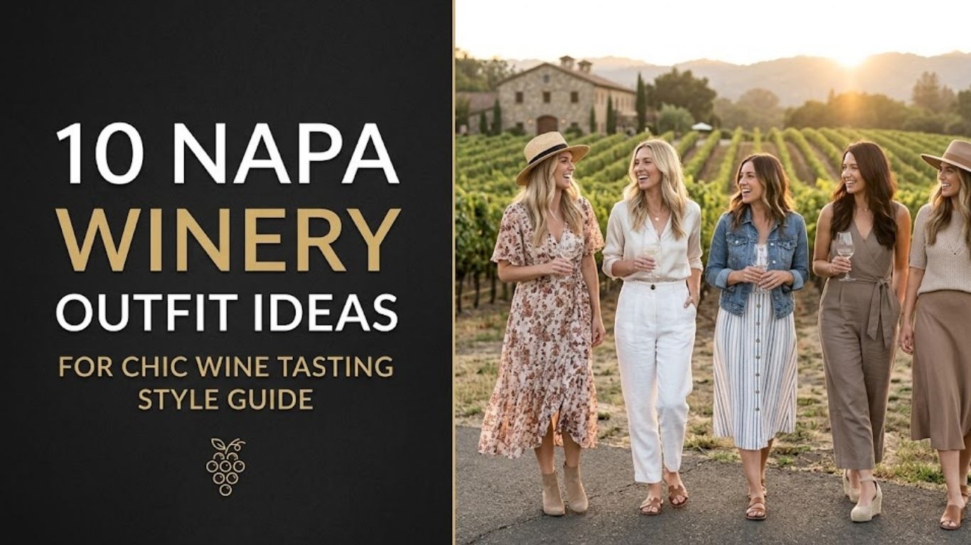 10 Napa Winery Outfit Ideas for Chic Wine Tasting Style Guide