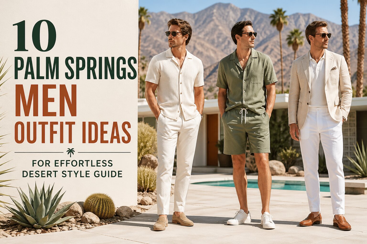 10 Palm Springs Men Outfit Ideas for Effortless Desert Style Guide