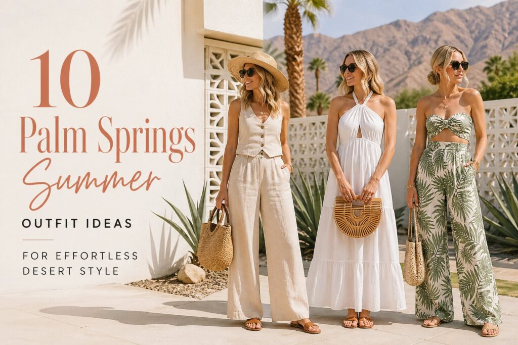 10 Palm Springs Summer Outfit Ideas