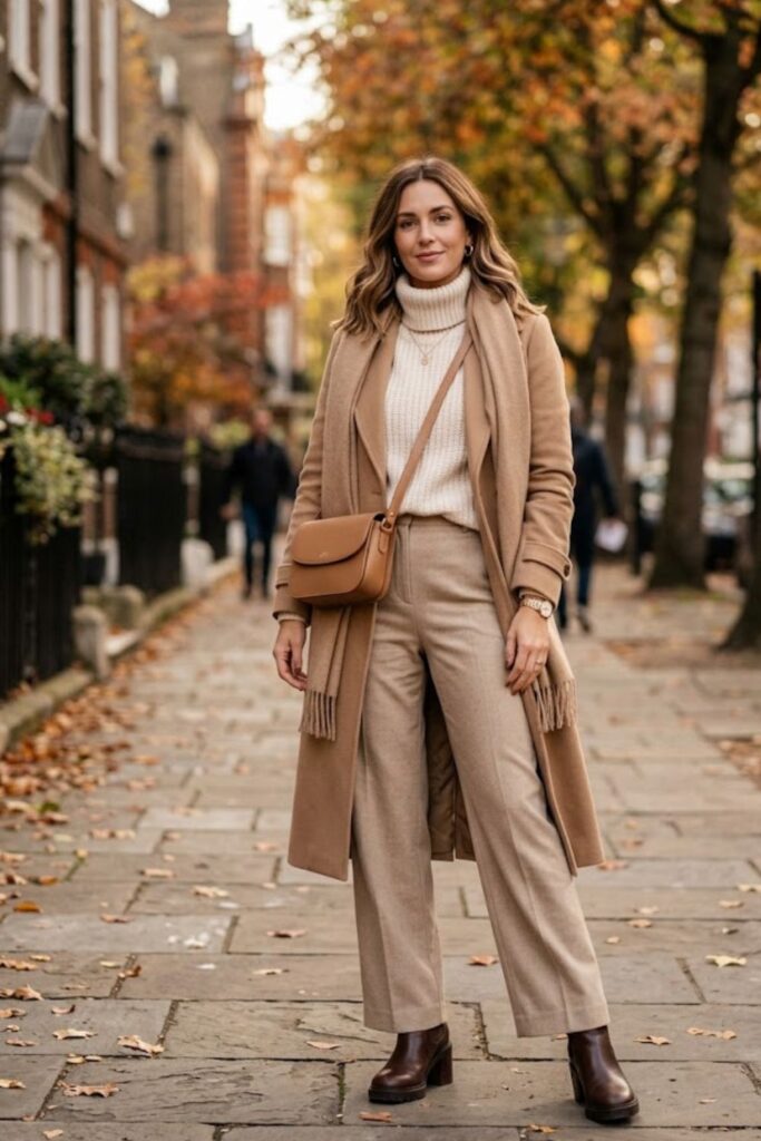 10. Monochrome Neutral Fall Outfit