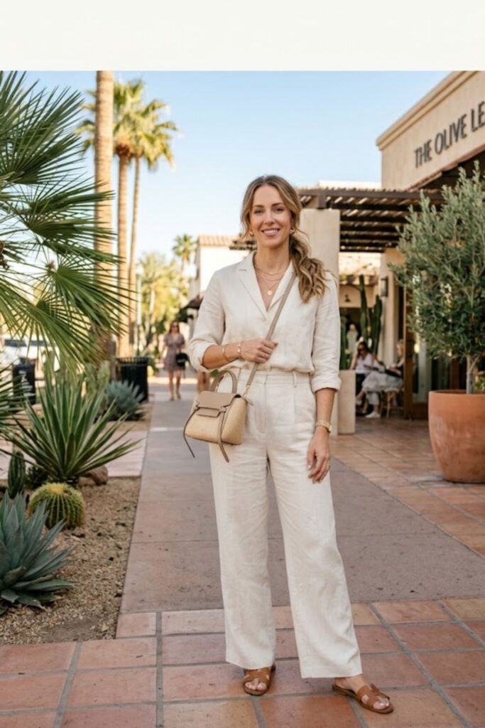 10. Monochrome Summer Outfit