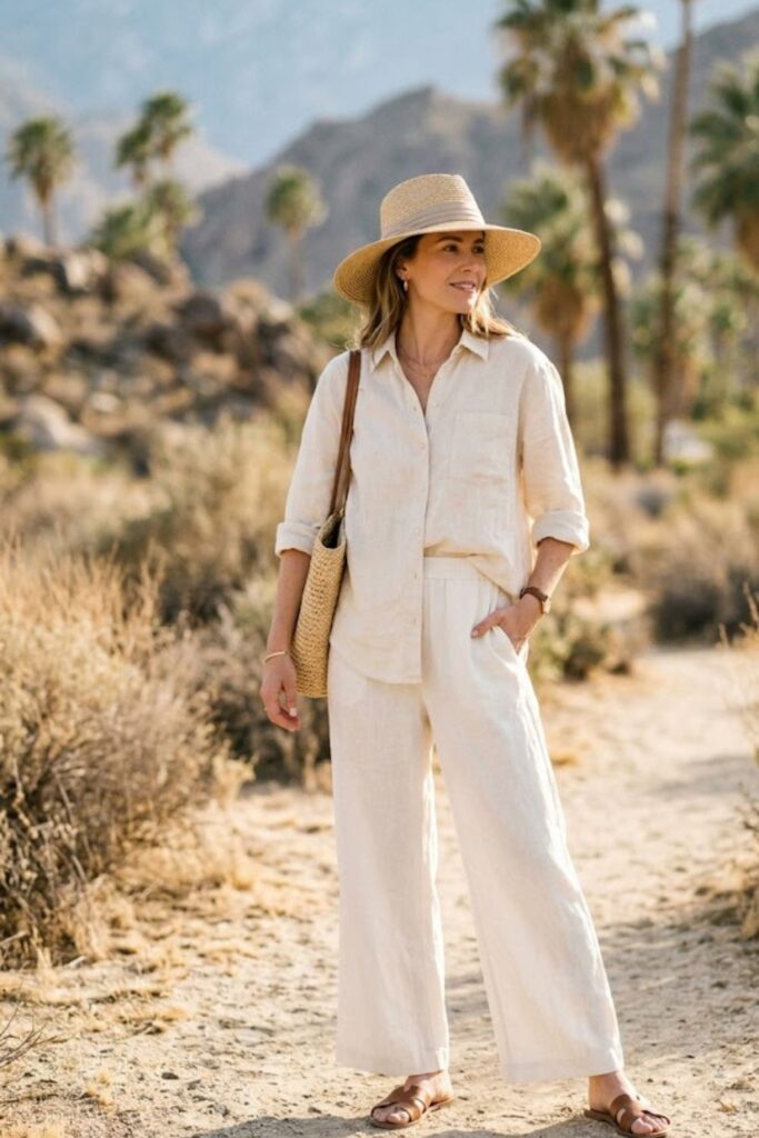 10. Palm Springs Summer Outfit Casual Resort Chic