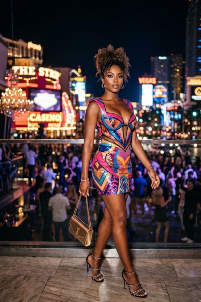 10. Statement Mini Dress for Nights
