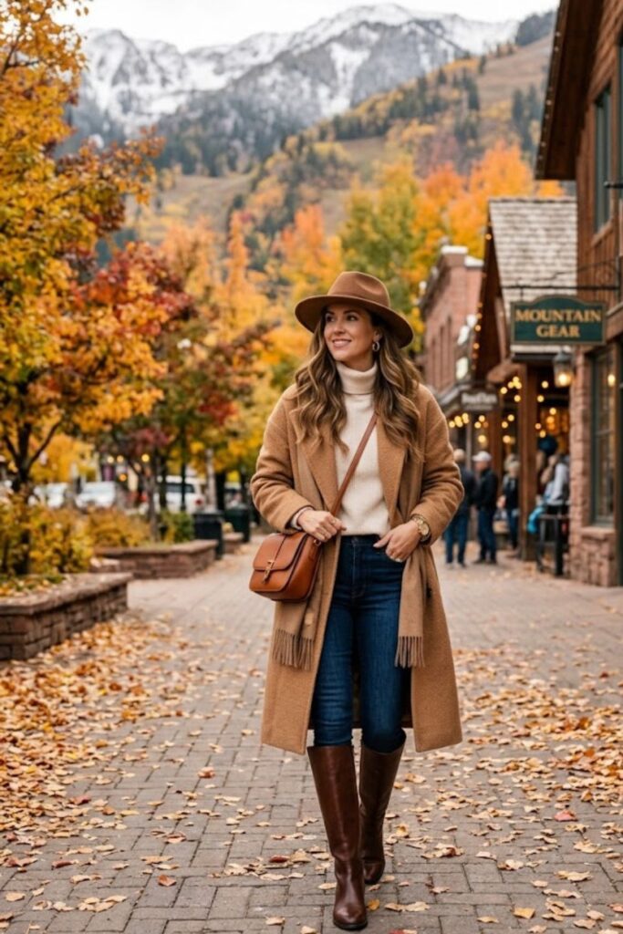 2. Oversized Coat Layered Chic Outfit