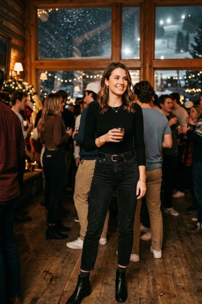 4. All-Black Sleek Party Outfit