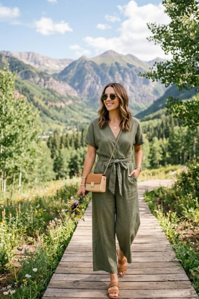 6. Lightweight Jumpsuit Effortless Chic