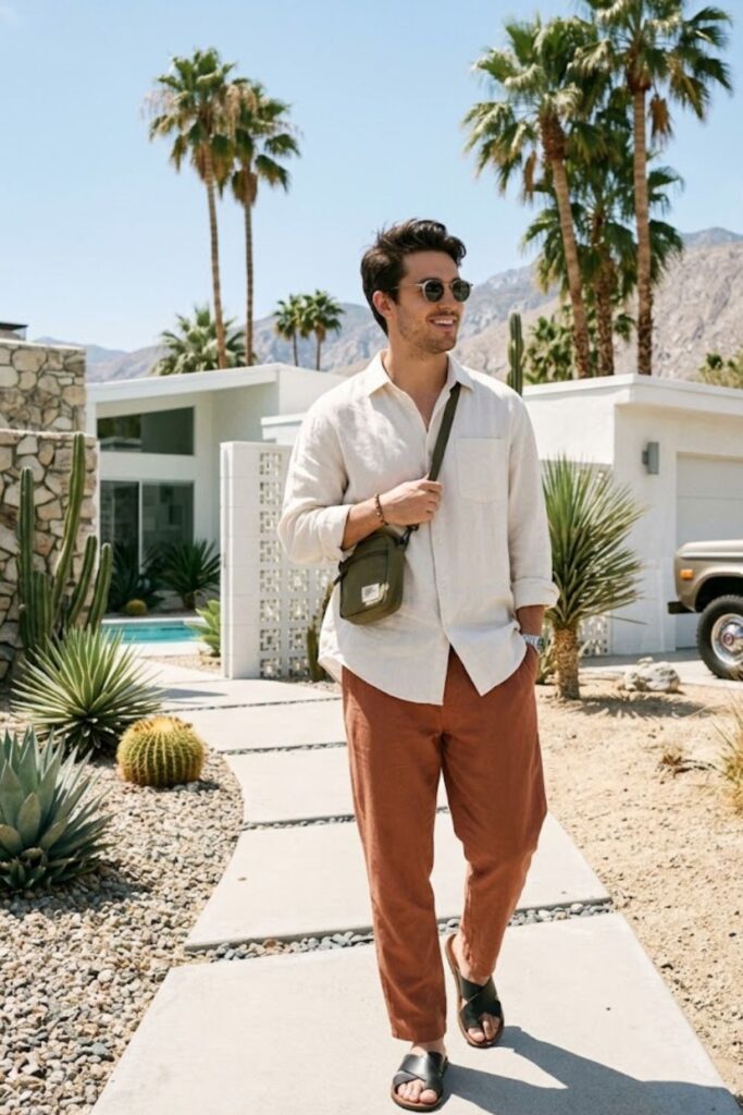6. Oversized Shirt Relaxed Desert Vibe