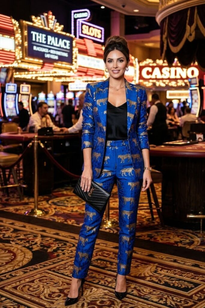 7. Casino-Inspired Suit Set