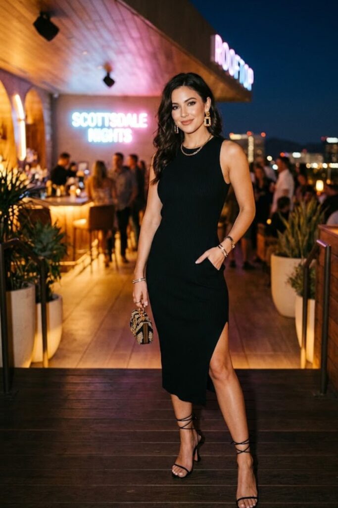 8. Jumpsuit with Statement Accessories