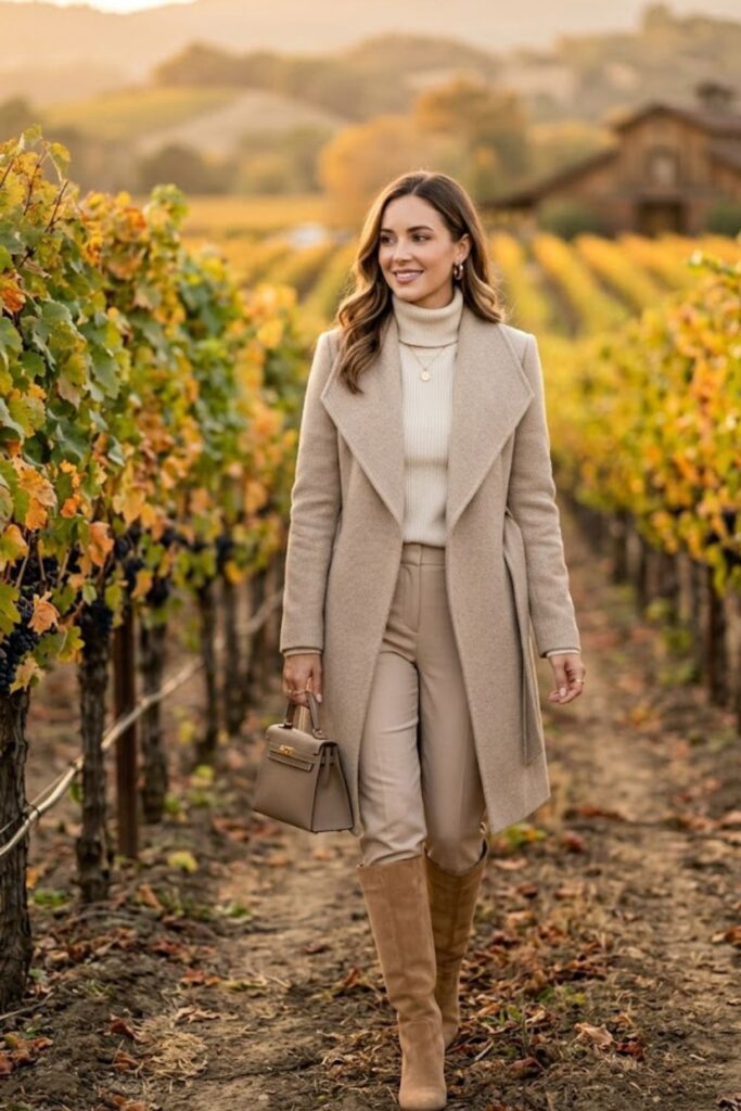 8. Monochrome Neutral Fall Outfit