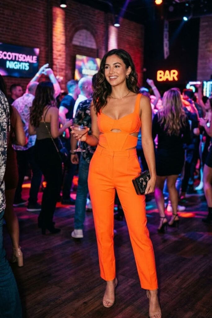 8. Neon Statement Party Outfit