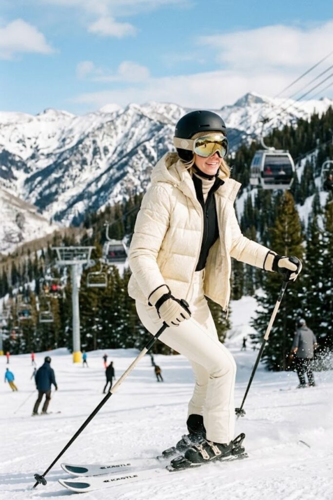 9. Chic Ski-Inspired Bachelorette Look