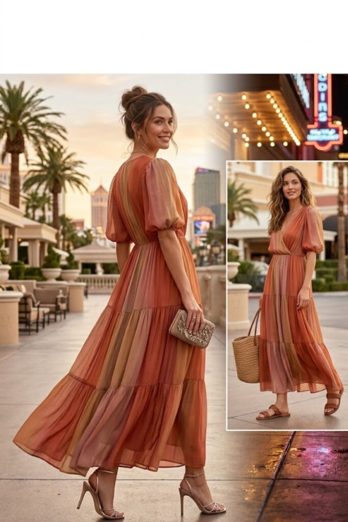 9. Maxi Dress for Day to Night Transition