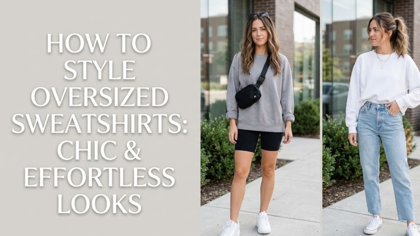 How to Style Oversized Sweatshirts: Chic & Effortless Looks