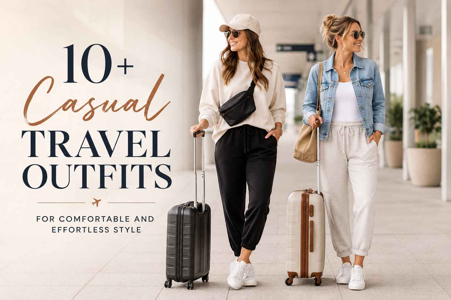 10+ Casual Travel Outfits for Comfortable and Effortless Style