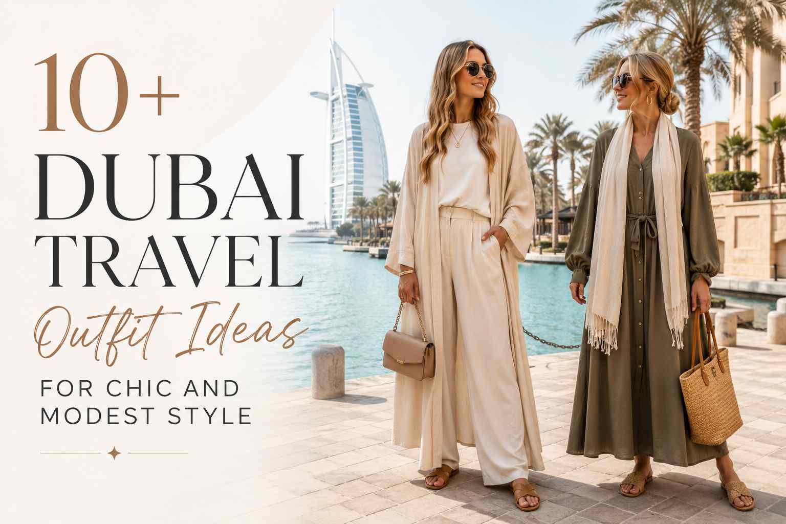 10+ Dubai Travel Outfit Ideas for Chic and Modest Style